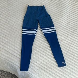 Bombshell Sportswear Leggings Blue thigh high style XS